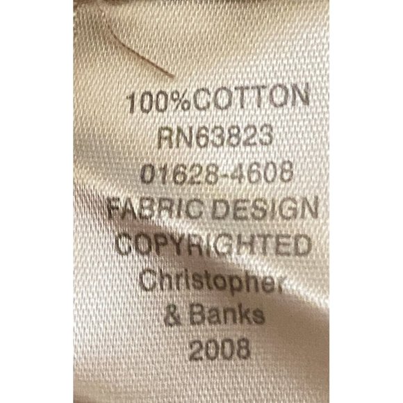 Christopher And Banks Jean Jacket women medium Colorful Design - Picture 8 of 9